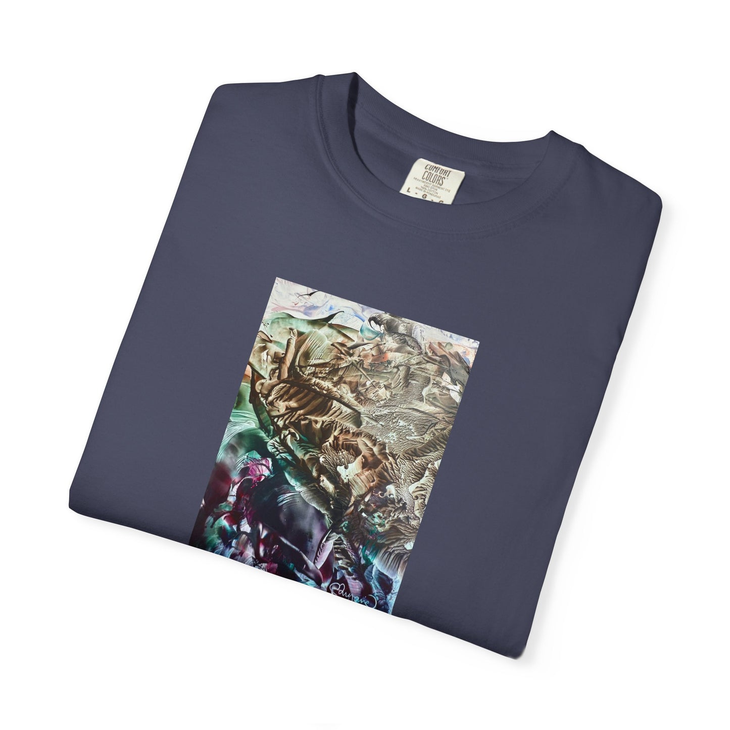 Unisex Garment-Dyed T-shirt, Adventure, Art Design by Sincthus