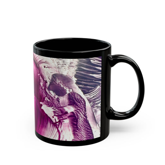 Black Ceramic Mug, Creation, Art Design by Sincthus
