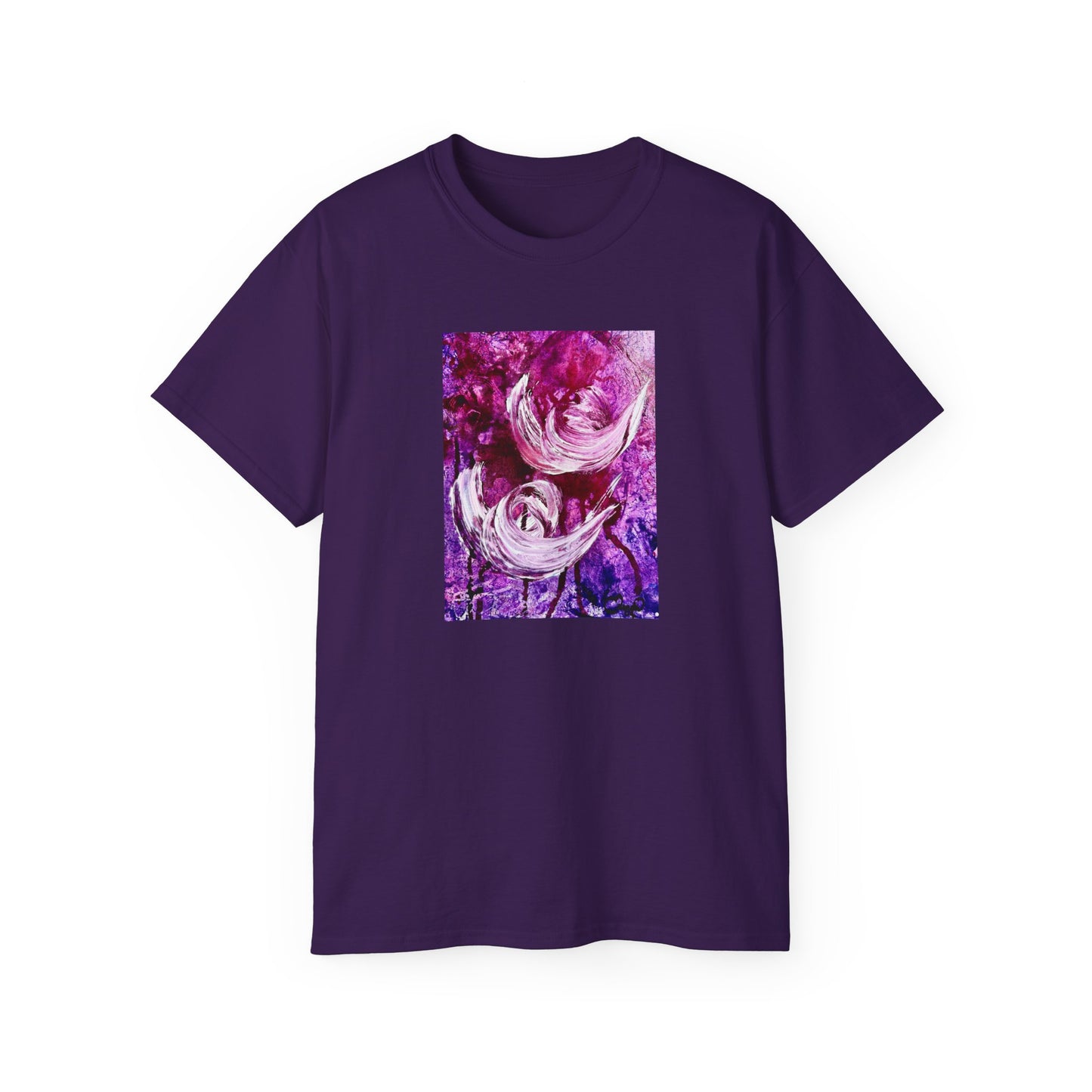 Unisex puuvillainen t-paita, Love Path, Art Design by Sincthus