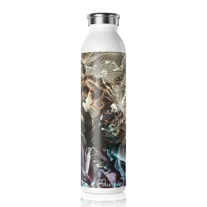 Stylish Slim Water Bottle, Adventure, Art Design by Sincthus