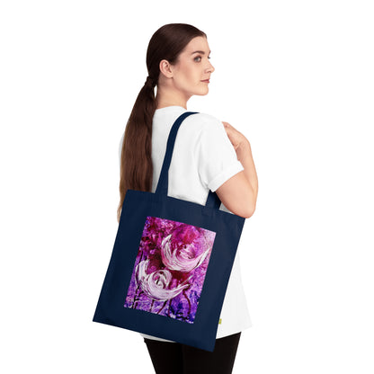 Organic Cotton Tote Bag, Love Path, Art Design by Sincthus