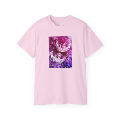 Unisex puuvillainen t-paita, Love Path, Art Design by Sincthus