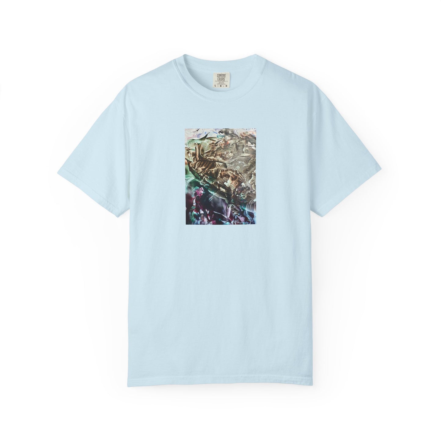Unisex Garment-Dyed T-shirt, Adventure, Art Design by Sincthus