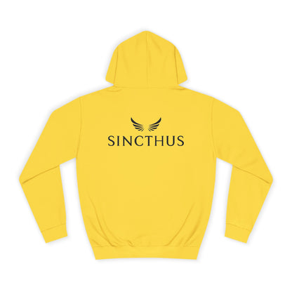 Unisex College Hoodie Sincthus Back Logo