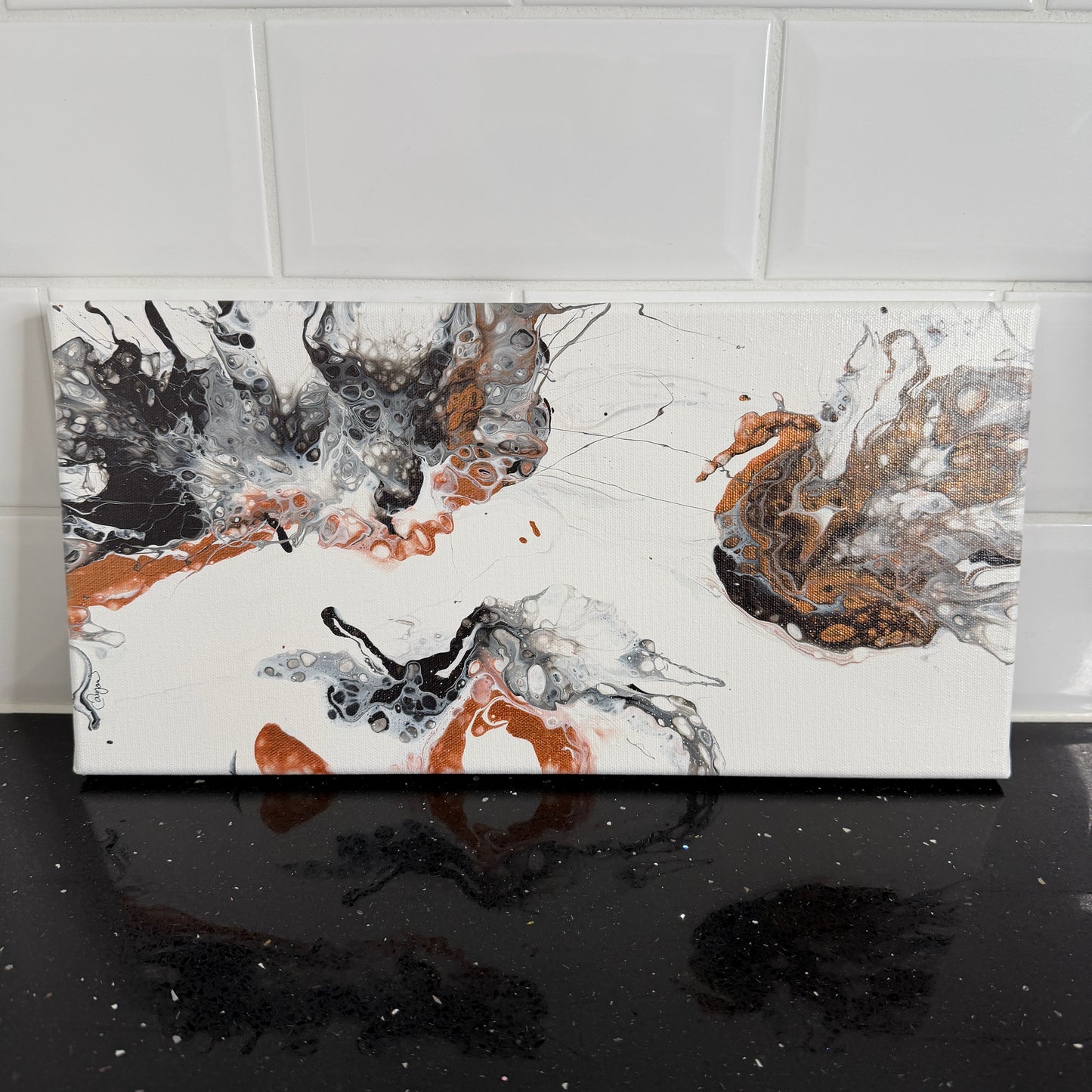 The Ape That Fell, 2025, Pouring