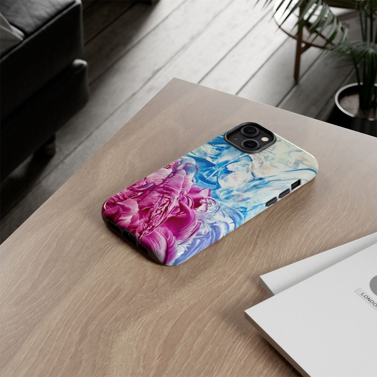 Stylish Hard Phone Case, White Horse, Art Design by Sincthus
