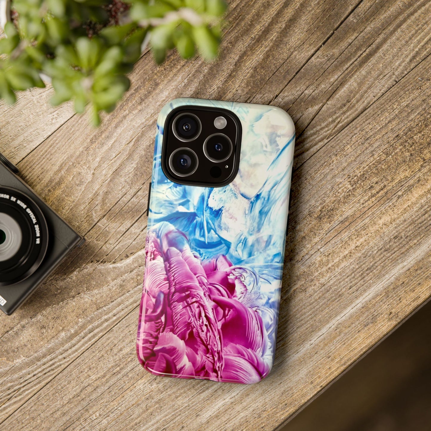 Stylish Hard Phone Case, White Horse, Art Design by Sincthus