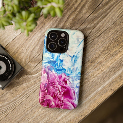 Stylish Hard Phone Case, White Horse, Art Design by Sincthus