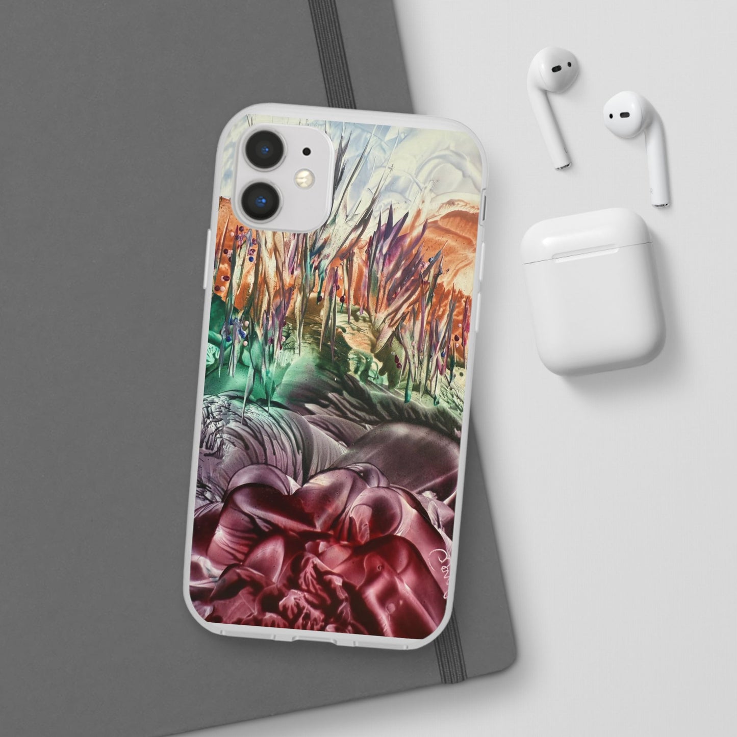 Puhelinkotelo, maisema, taidesuunnittelu, Sincthus