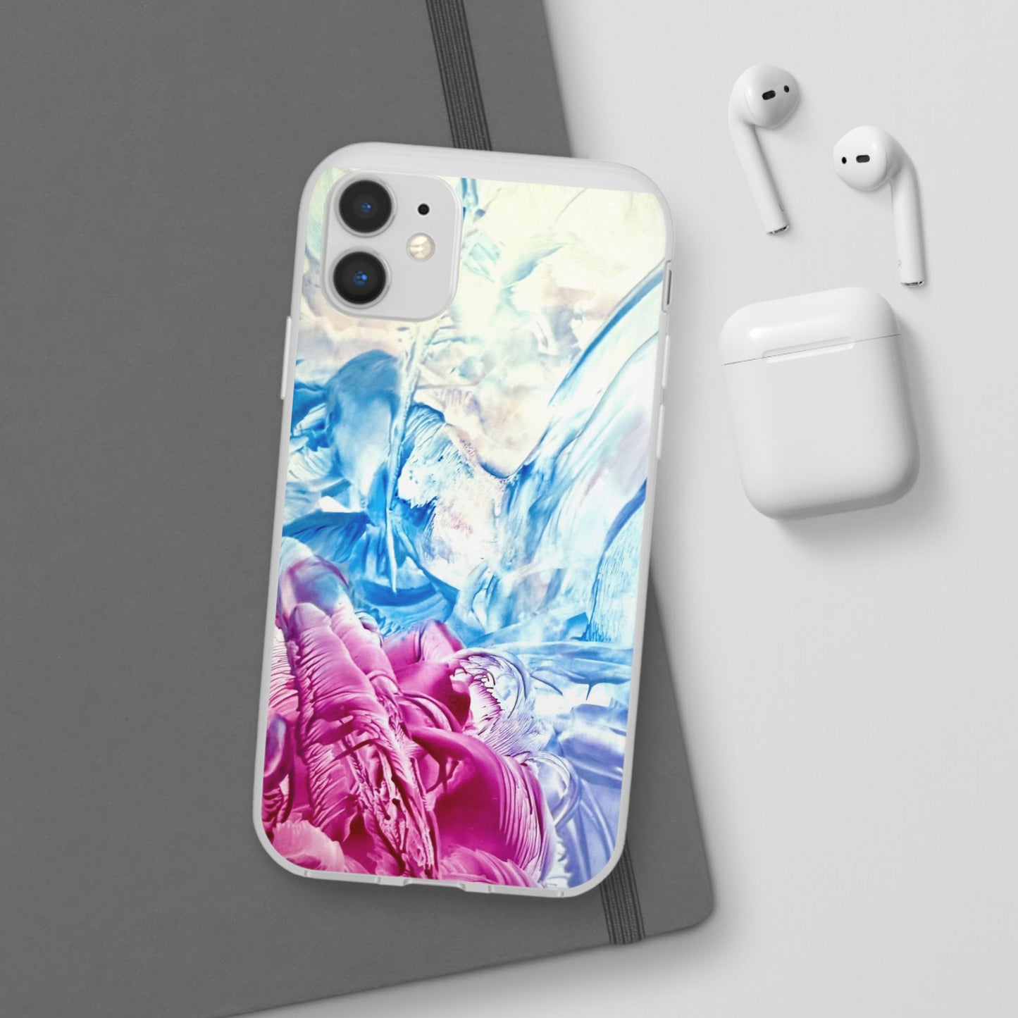 ArtFlex Phone Case, White Horse, Art Design by Sincthus