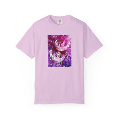 Unisex Garment-Dyed T-shirt, Love Path, Art Design by Sincthus