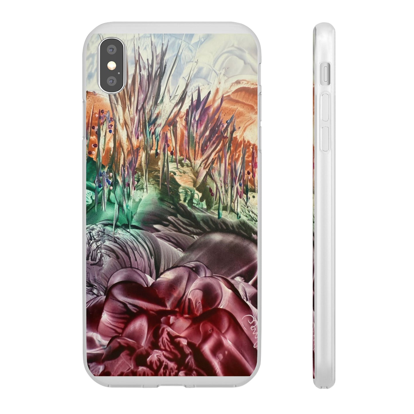 Puhelinkotelo, maisema, taidesuunnittelu, Sincthus