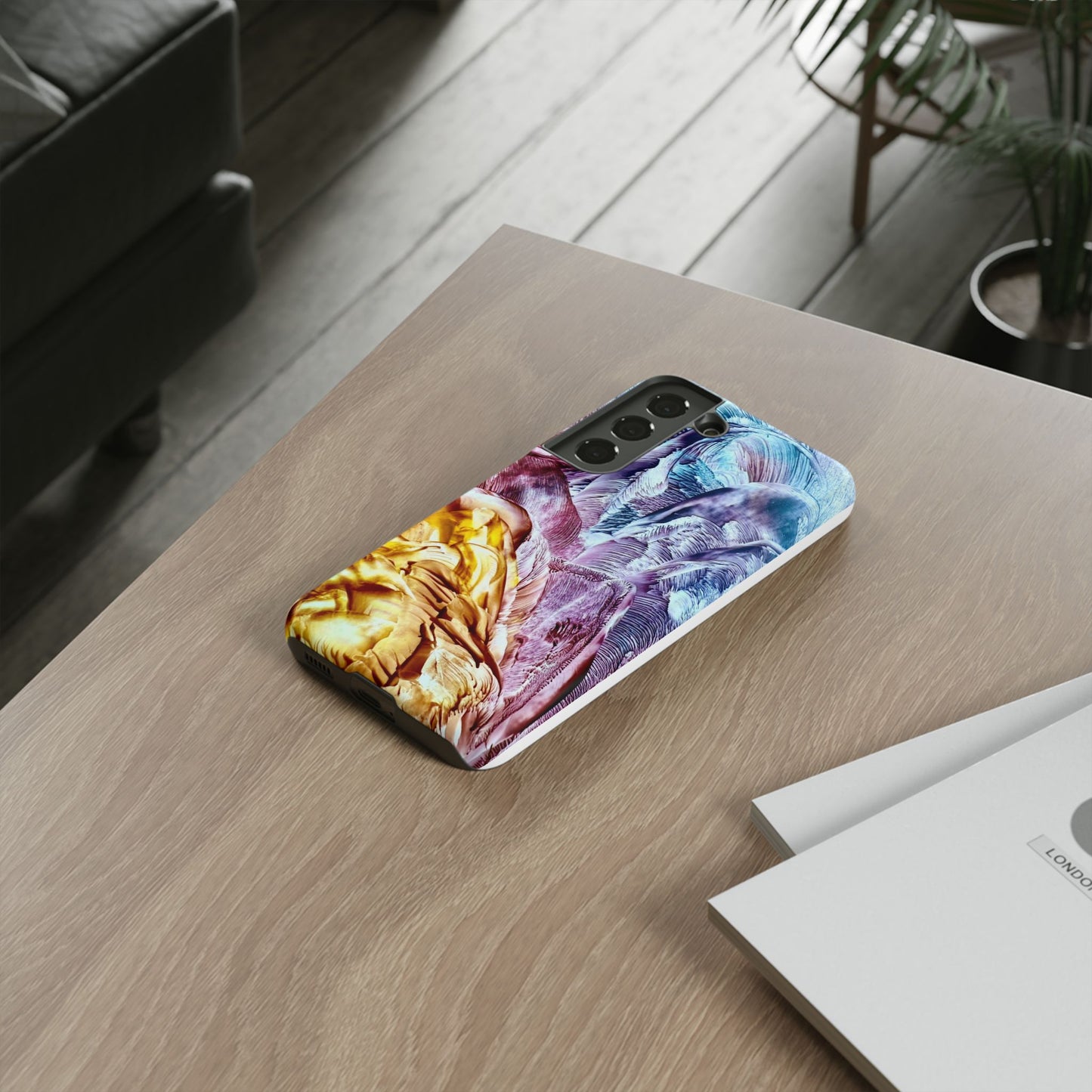 Stylish Hard Phone Case, Waves, Art Design by Sincthus