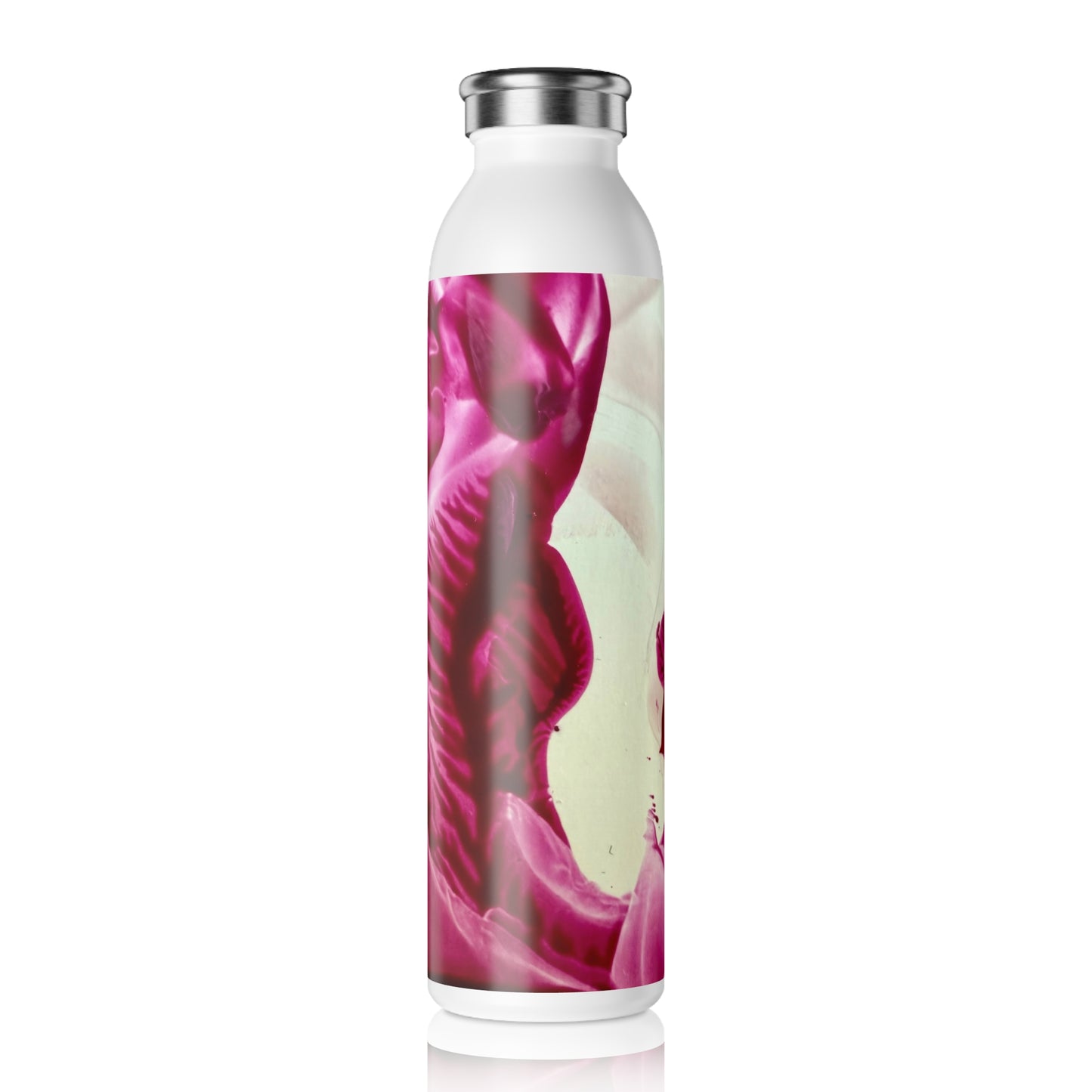 Stylish Slim Water Bottle, Mother, Art Design by Sincthus