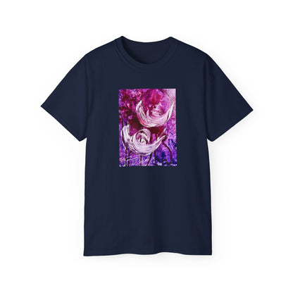 Unisex puuvillainen t-paita, Love Path, Art Design by Sincthus