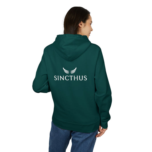 Unisex-huppari, Sincthus, logo selässä 