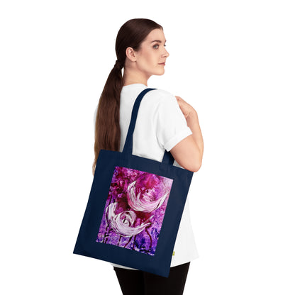 Luomupuuvillainen kangaskassi, Love Path, Art Design by Sincthus