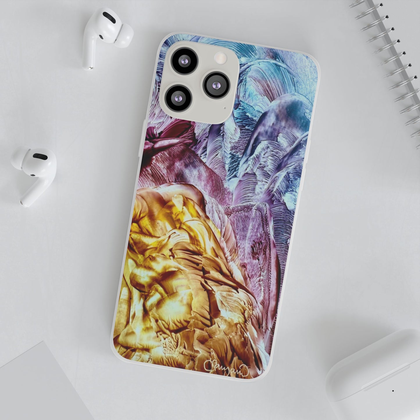 Puhelinkotelo, Aallot, Art Design by Sincthus