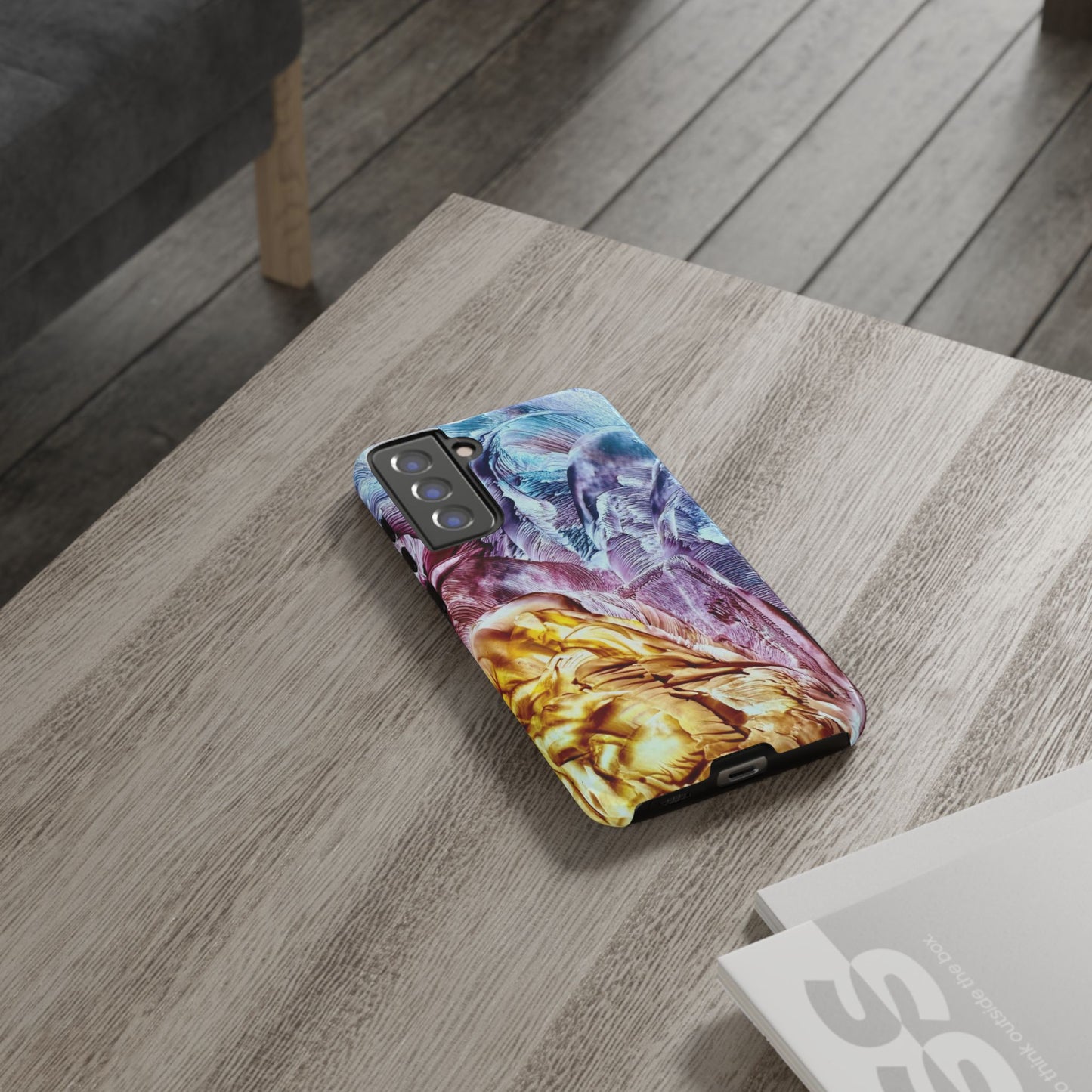 Stylish Hard Phone Case, Waves, Art Design by Sincthus