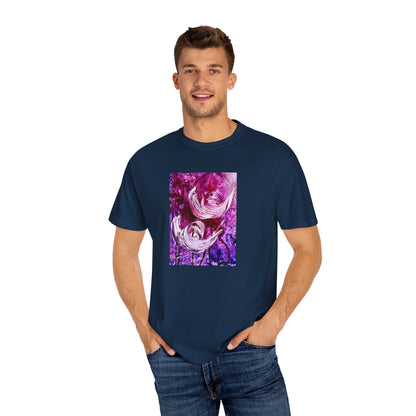 Unisex Garment-Dyed T-shirt, Love Path, Art Design by Sincthus