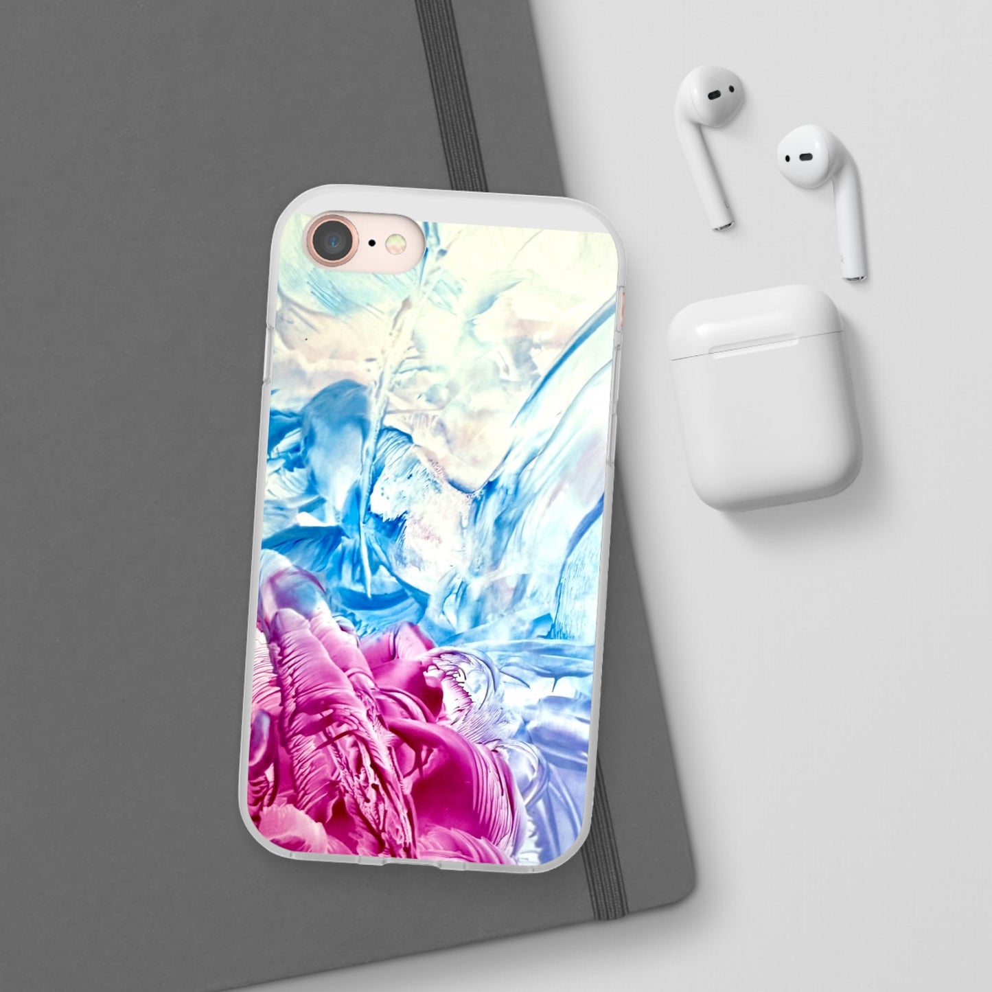 ArtFlex Phone Case, White Horse, Art Design by Sincthus