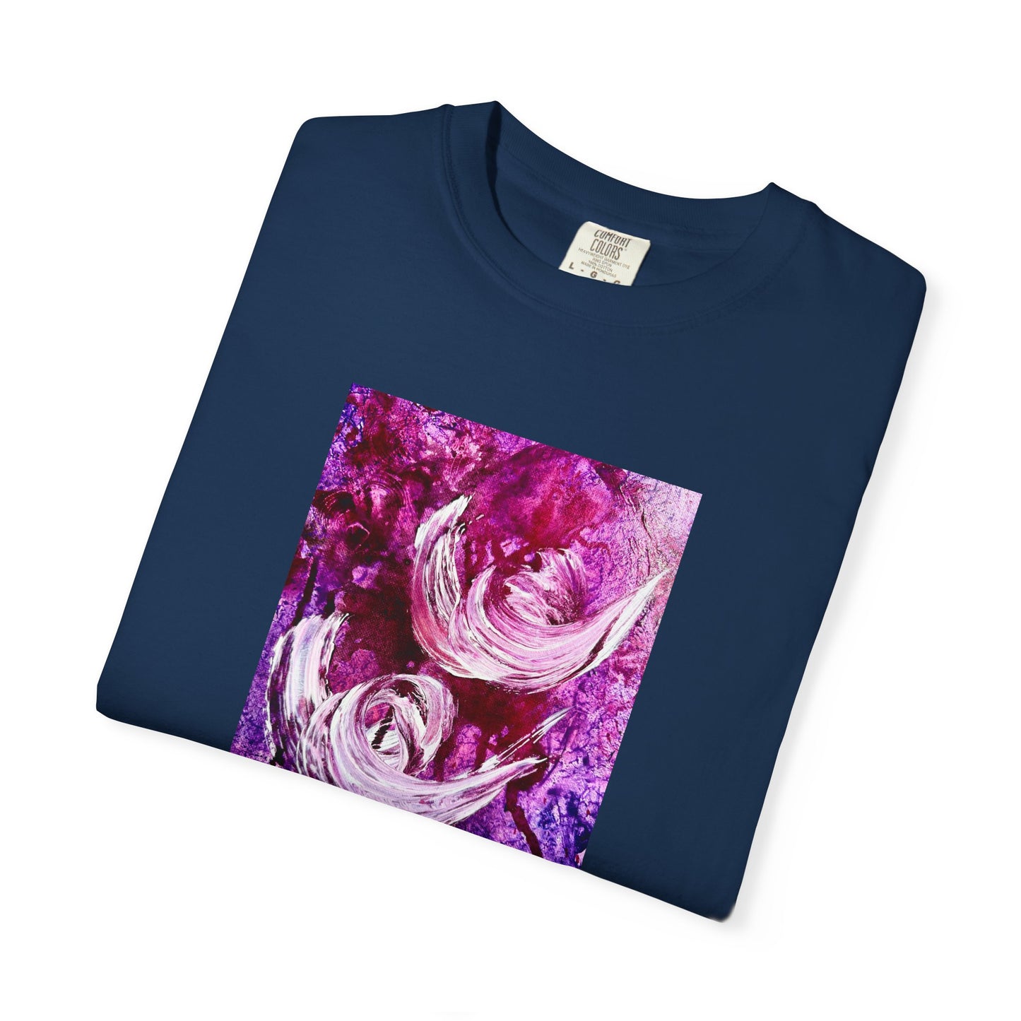 Unisex Garment-Dyed T-shirt, Love Path, Art Design by Sincthus