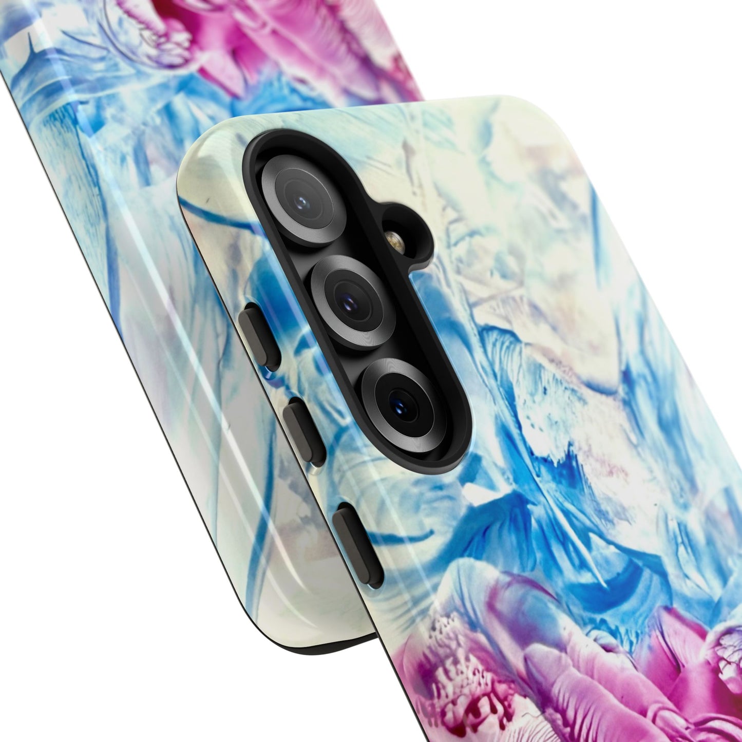 Stylish Hard Phone Case, White Horse, Art Design by Sincthus