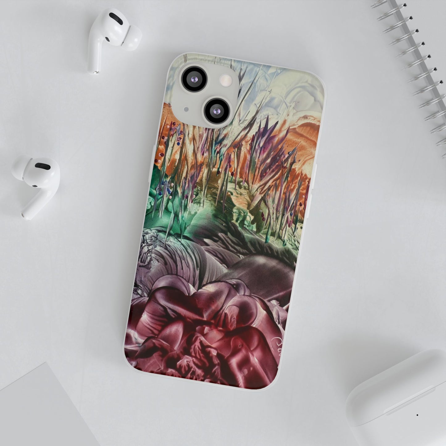 Puhelinkotelo, maisema, taidesuunnittelu, Sincthus