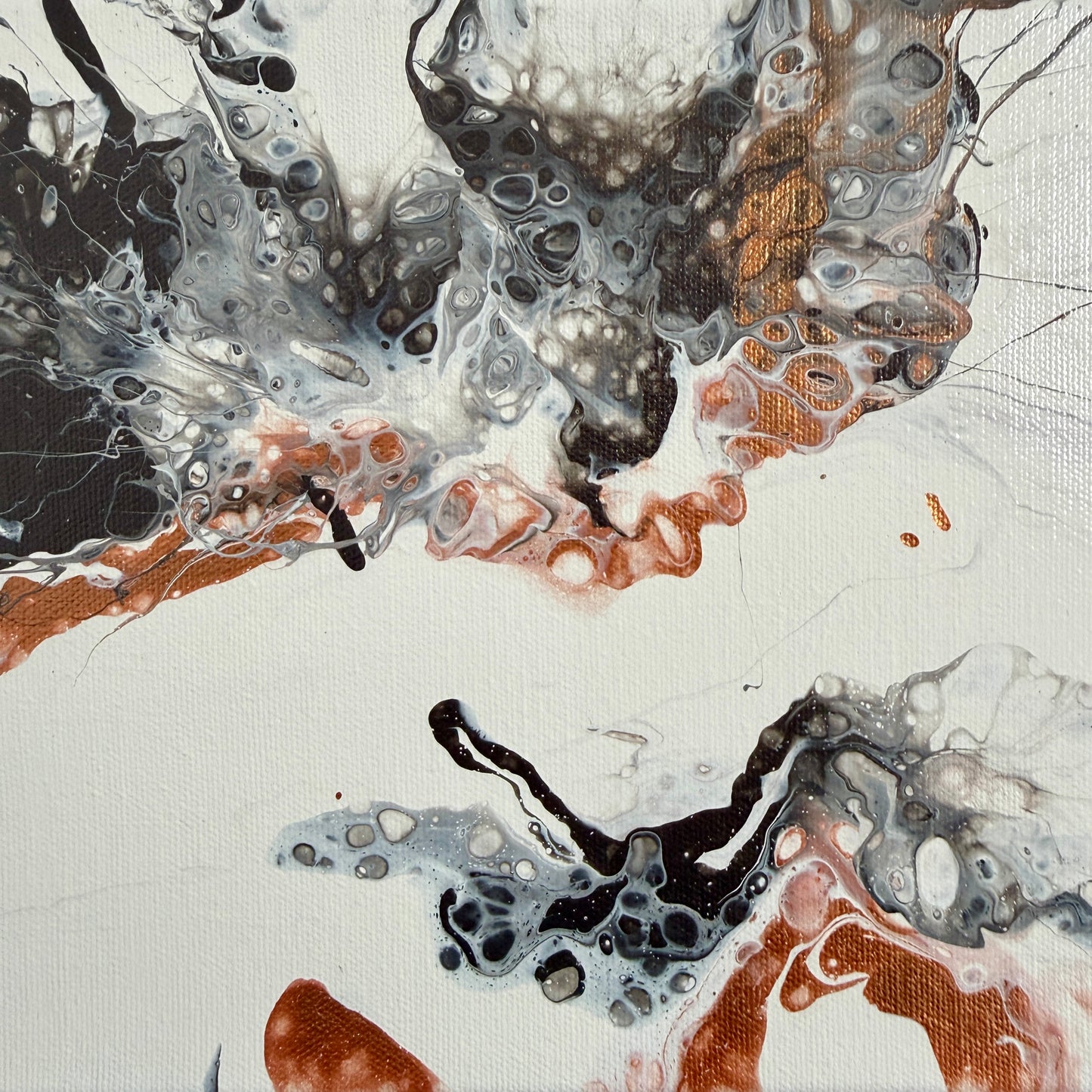 The Ape That Fell, 2025, Pouring