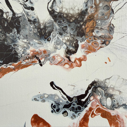 The Ape That Fell, 2025, Pouring