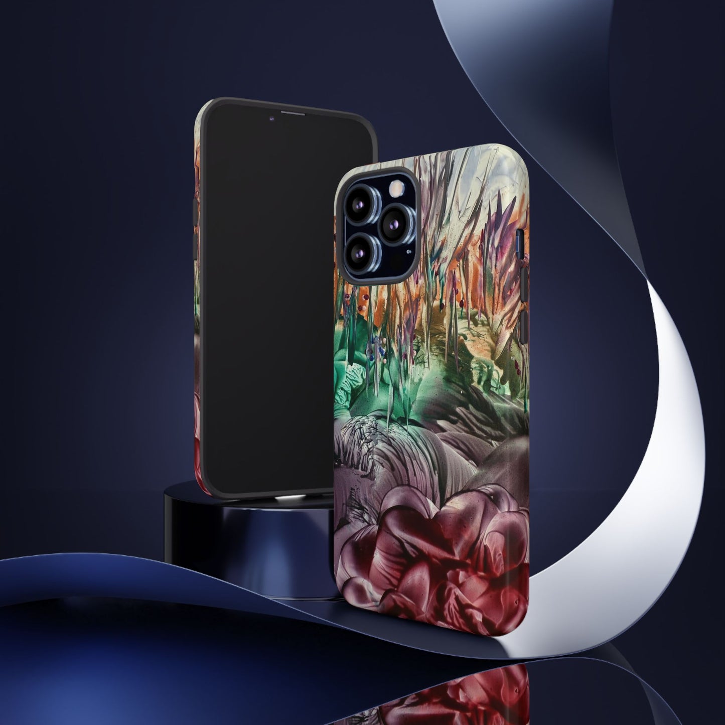 Stylish Hard Phone Case, Landscape, Art Design by Sincthus