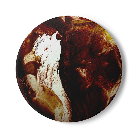 Ceramic Coaster, Autumn, Art Design by Sincthus