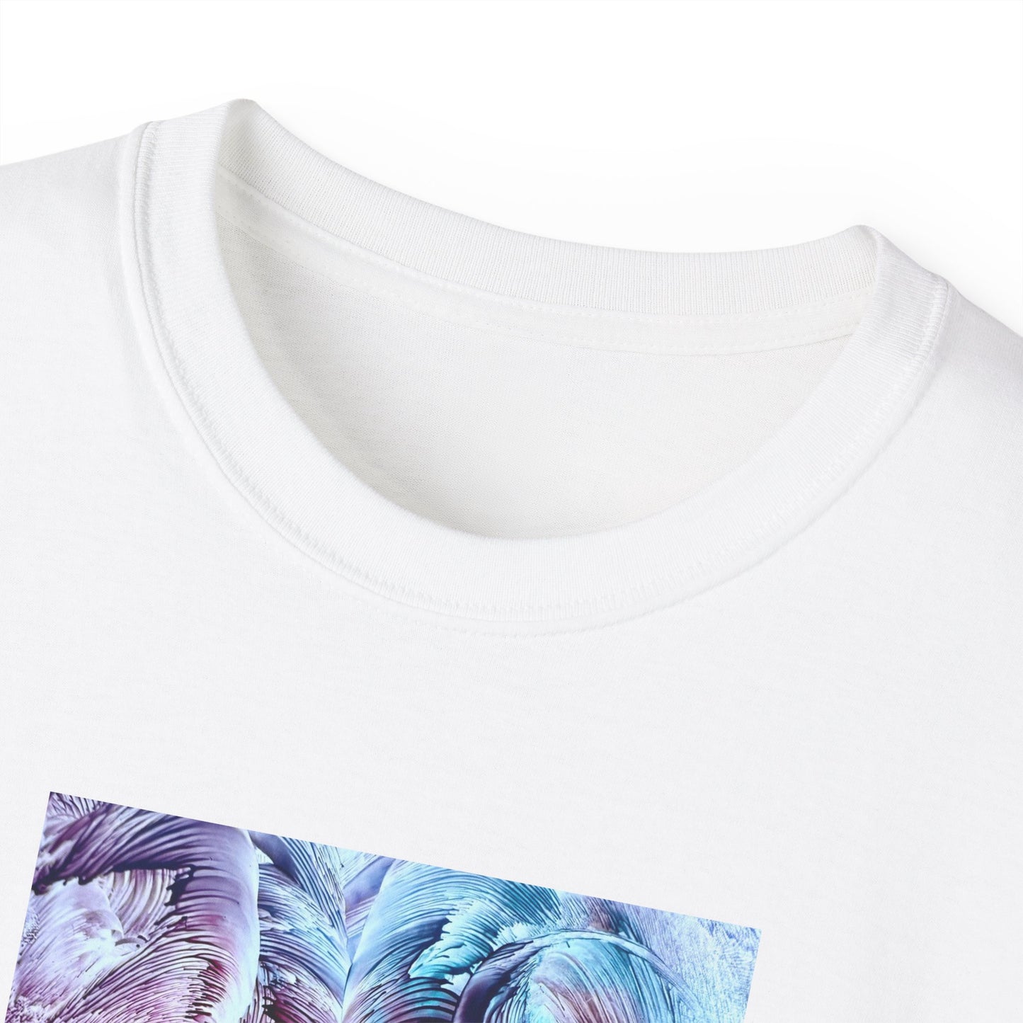 Unisex puuvillainen t-paita, Waves, Art Design by Sincthus