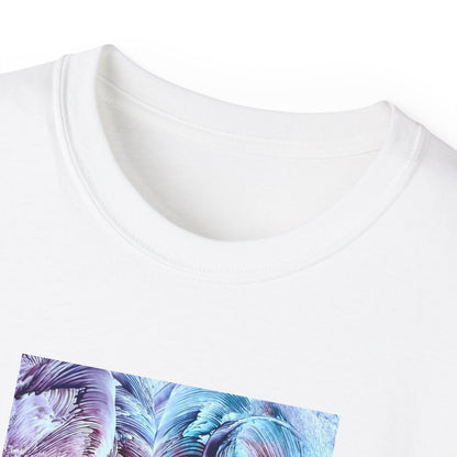 Unisex puuvillainen t-paita, Waves, Art Design by Sincthus