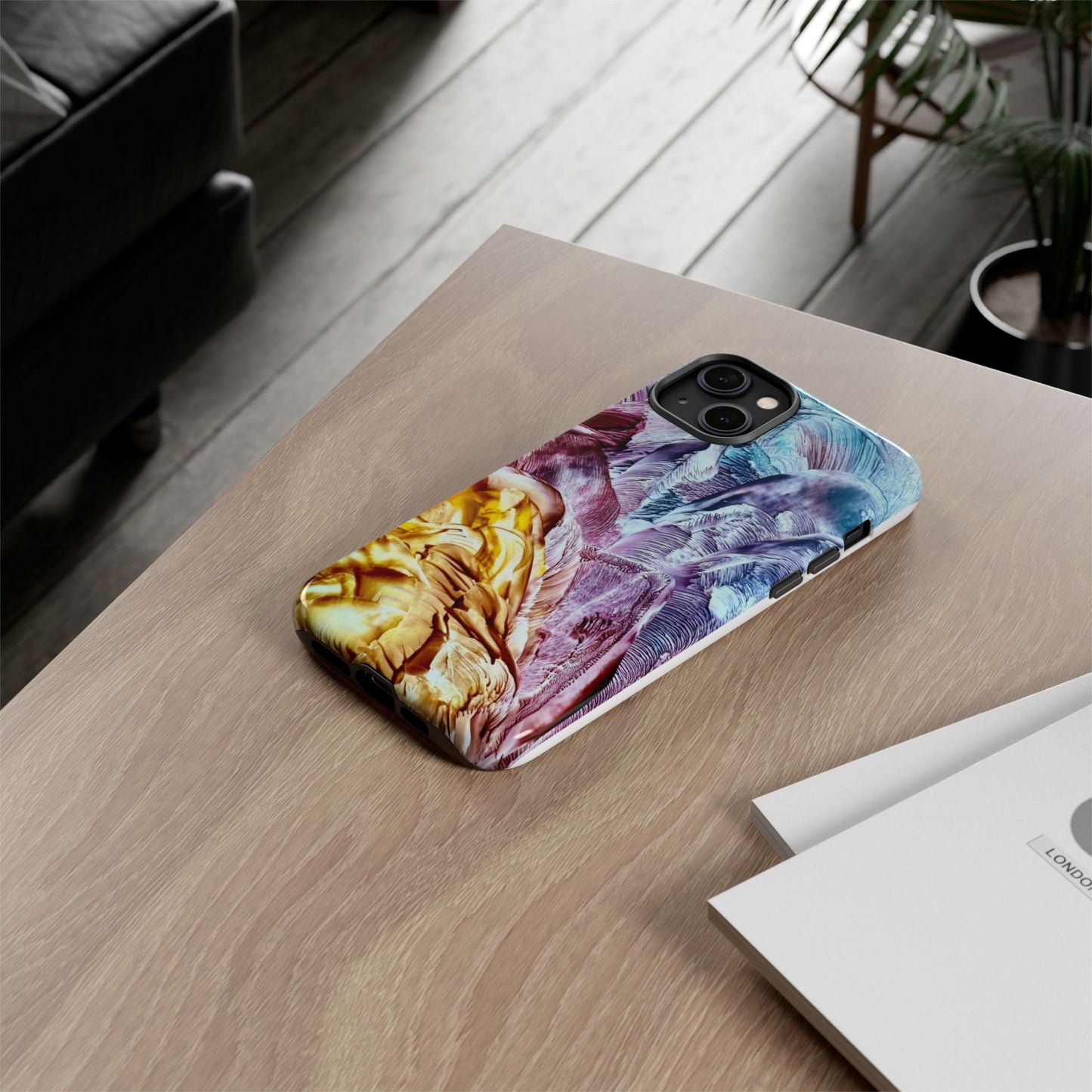 Stylish Hard Phone Case, Waves, Art Design by Sincthus