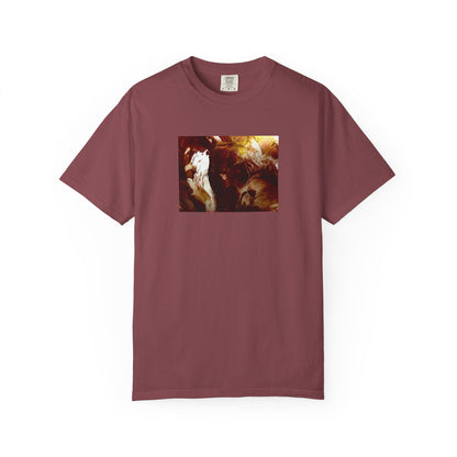 Unisex Garment-Dyed T-shirt, Autumn, Art Design by Sincthus