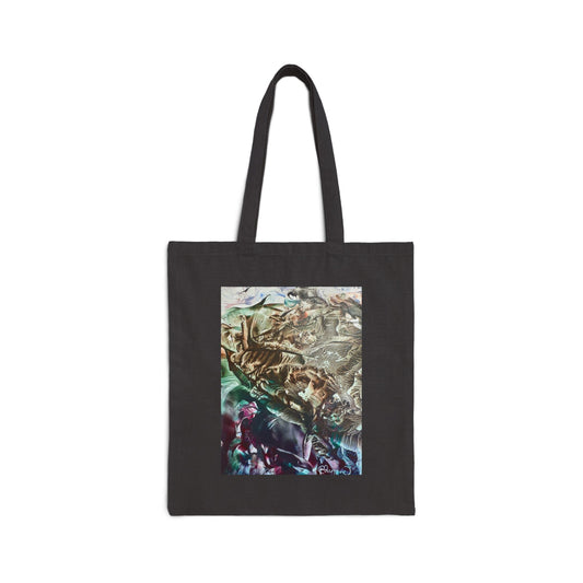 Canvas Tote Bag, Adventure, Art Design by Sincthus