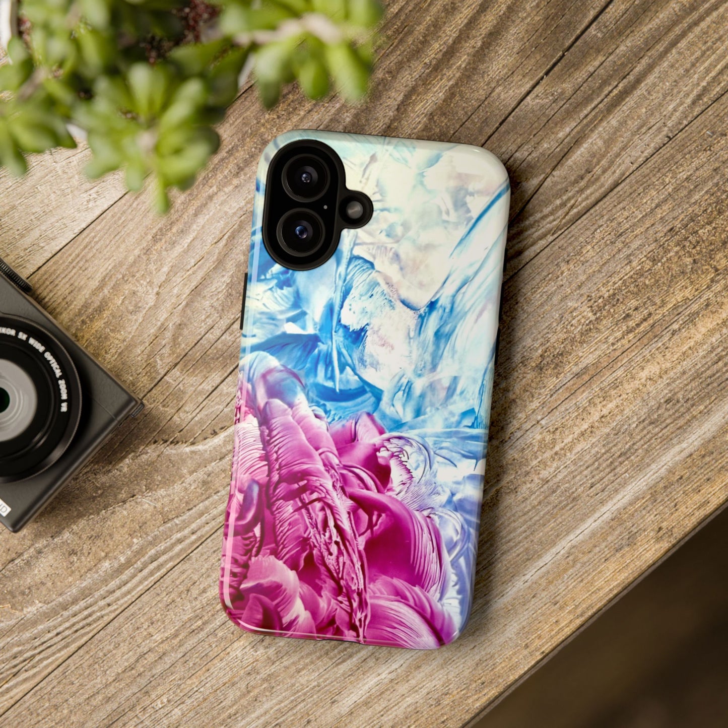 Tyylikäs puhelinkotelo, White Horse, Art Design by Sincthus