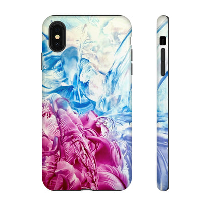 Stylish Hard Phone Case, White Horse, Art Design by Sincthus