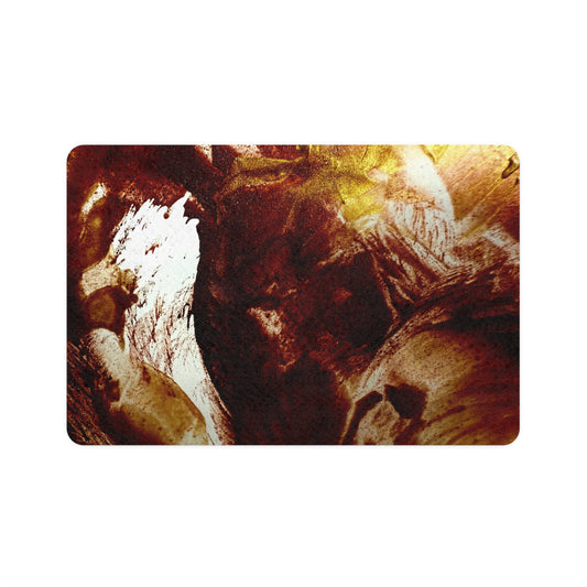 Elegant Pet Food Mat, Autumn, Art Design by Sincthus