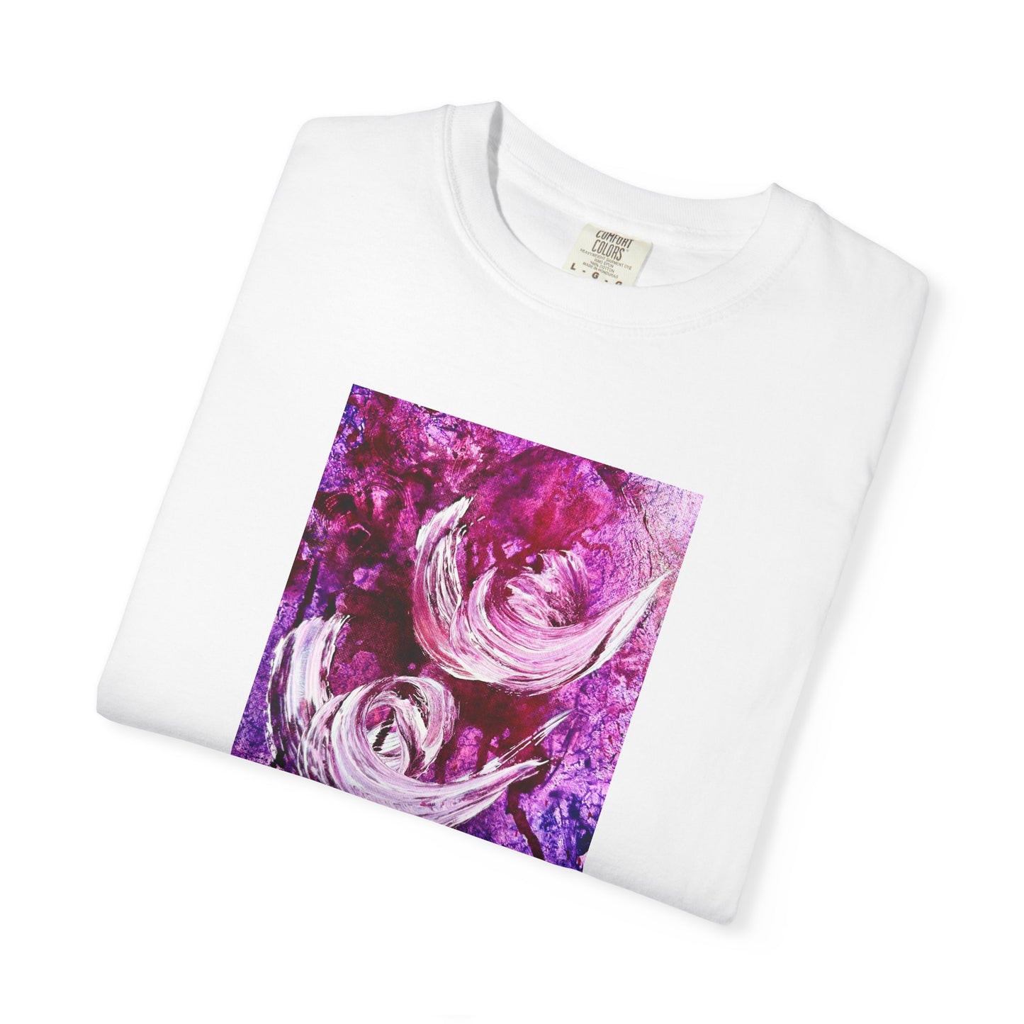 Unisex Garment-Dyed T-shirt, Love Path, Art Design by Sincthus