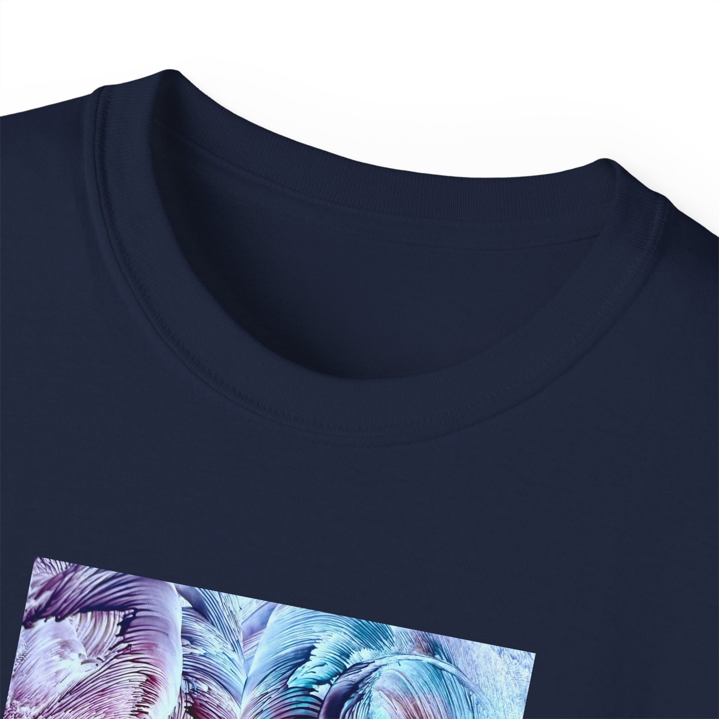 Unisex puuvillainen t-paita, Waves, Art Design by Sincthus