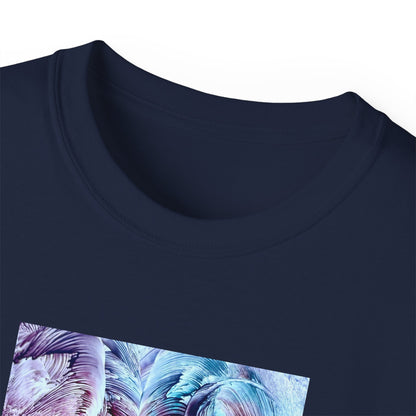 Unisex puuvillainen t-paita, Waves, Art Design by Sincthus