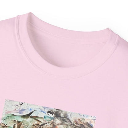 Unisex puuvillainen t-paita, Adventure, Art Design by Sincthus 