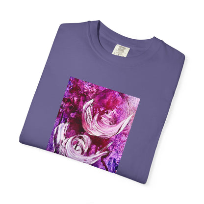 Unisex Garment-Dyed T-shirt, Love Path, Art Design by Sincthus