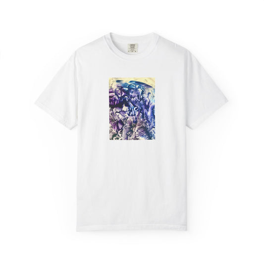 Unisex Garment-Dyed T-shirt, Flood, Art Design by Sincthus