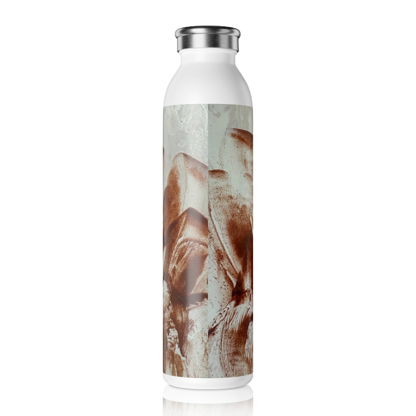 Stylish Slim Water Bottle, Together, Art Design by Sincthus