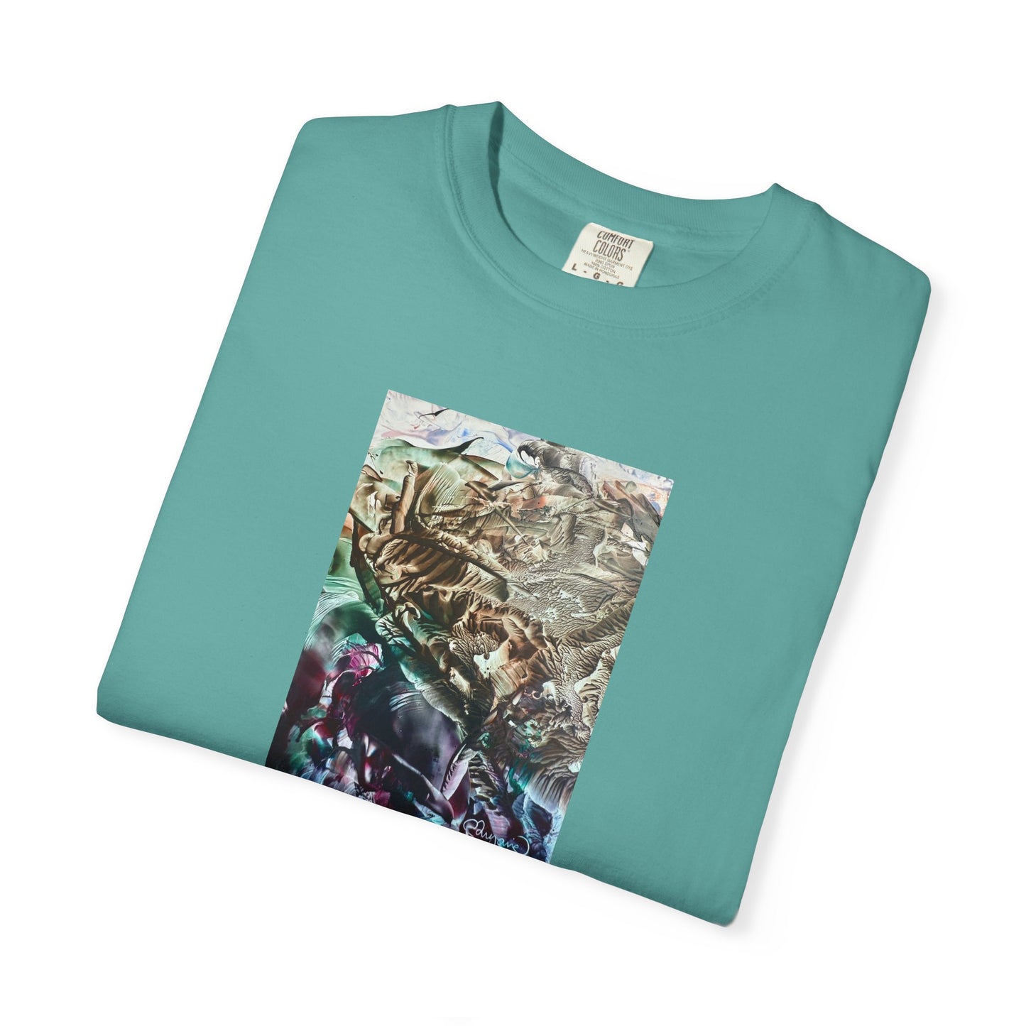 Unisex Garment-Dyed T-shirt, Adventure, Art Design by Sincthus