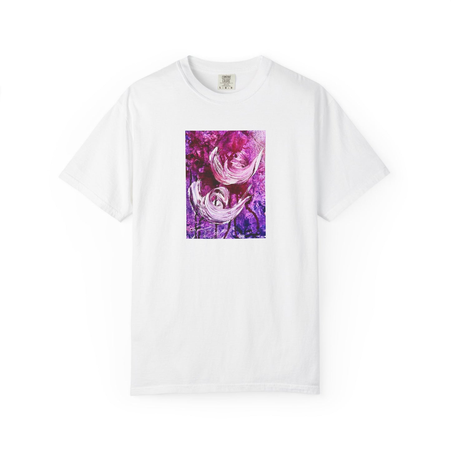 Unisex Garment-Dyed T-shirt, Love Path, Art Design by Sincthus