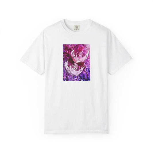 Unisex Garment-Dyed T-shirt, Love Path, Art Design by Sincthus